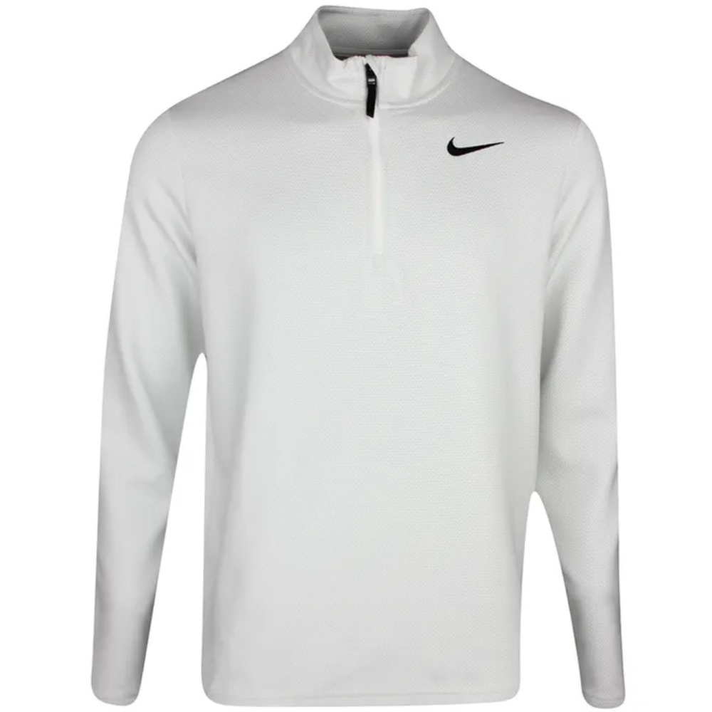 Nike Golf Victory Dri-Fit Thermafit Half Zip Pullover Top FZ7462-100 (White)